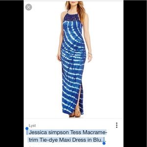 Tie-dye maxi dress